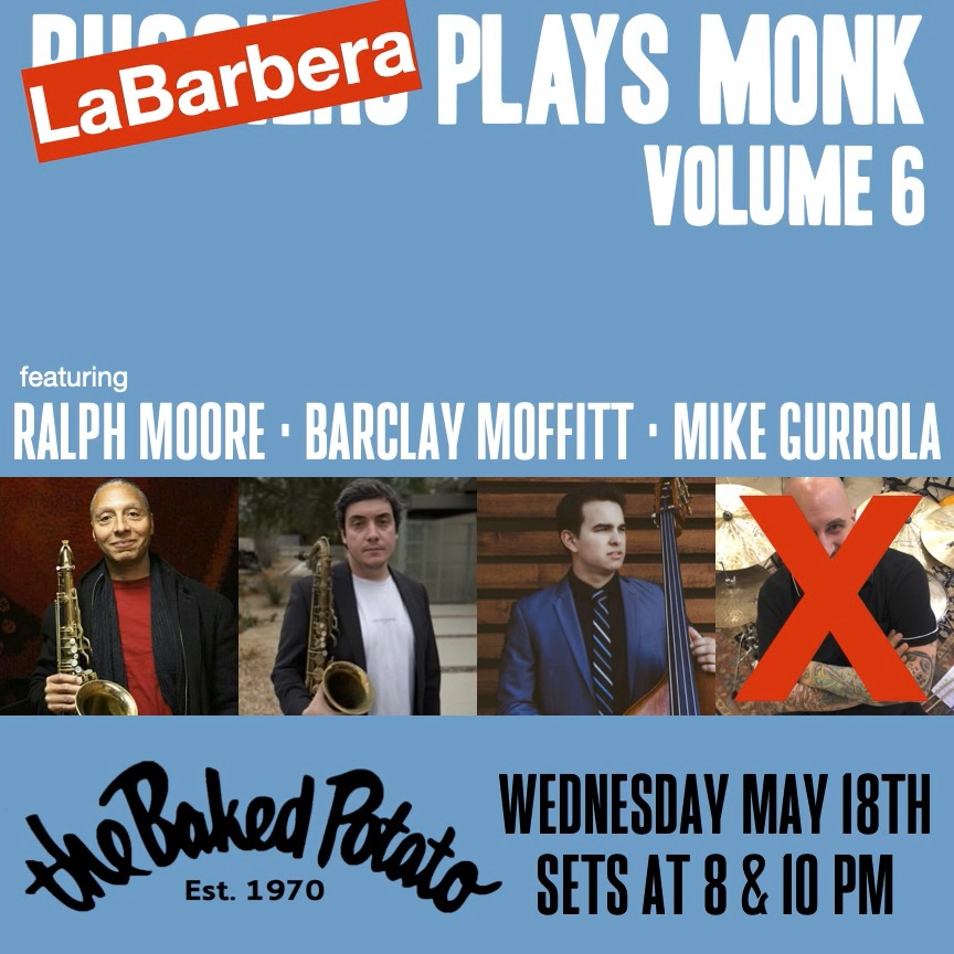 LaBARBERA plays MONK - Wednesday, May 18, 2022