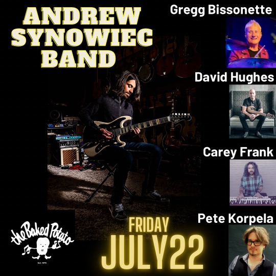 ANDREW SYNOWIEC BAND - Friday, July 22, 2022