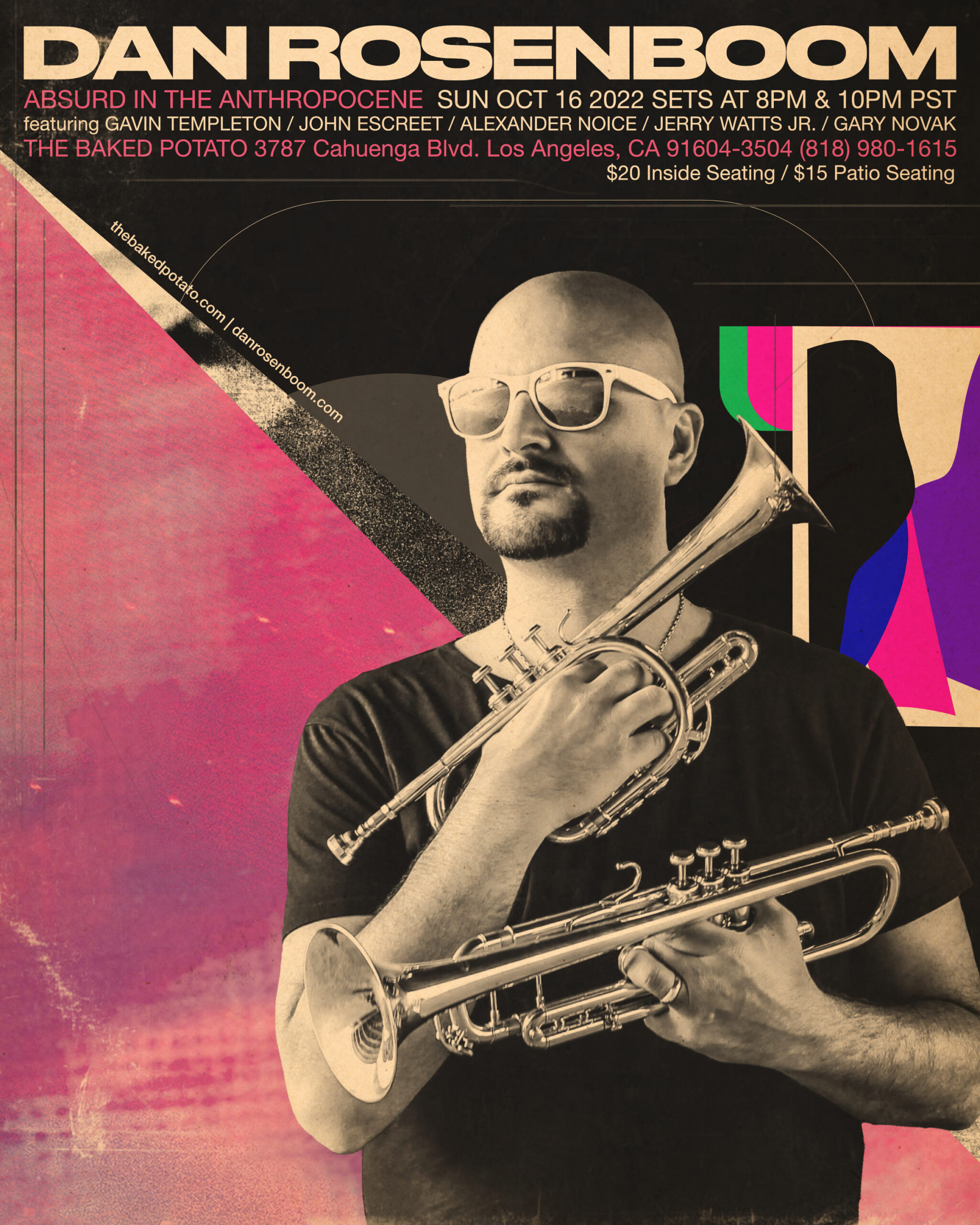 DAN ROSENBLOOM SEXTET - Sunday, October 16, 2022
