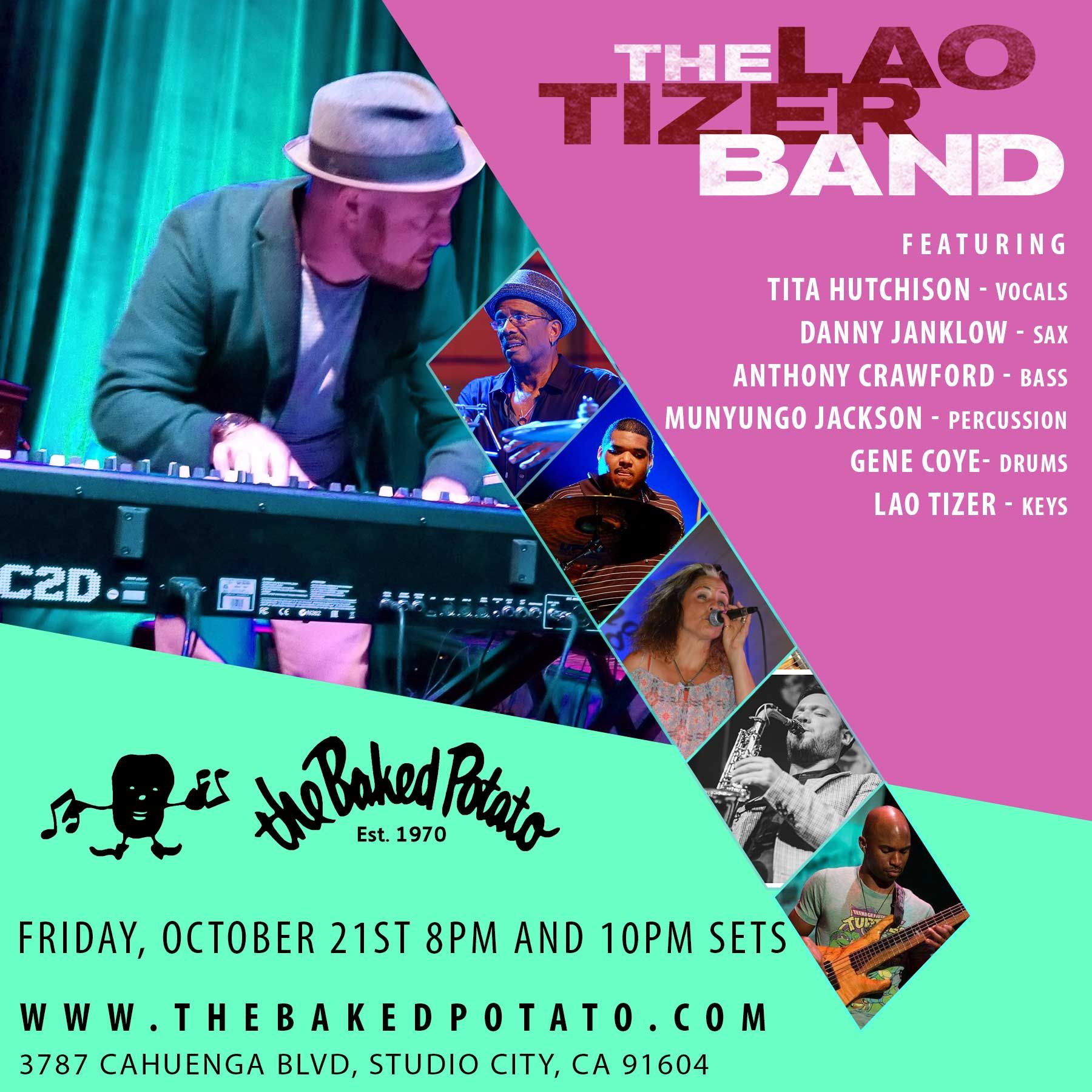 THE LAO TIZER BAND - Friday, October 21, 2022