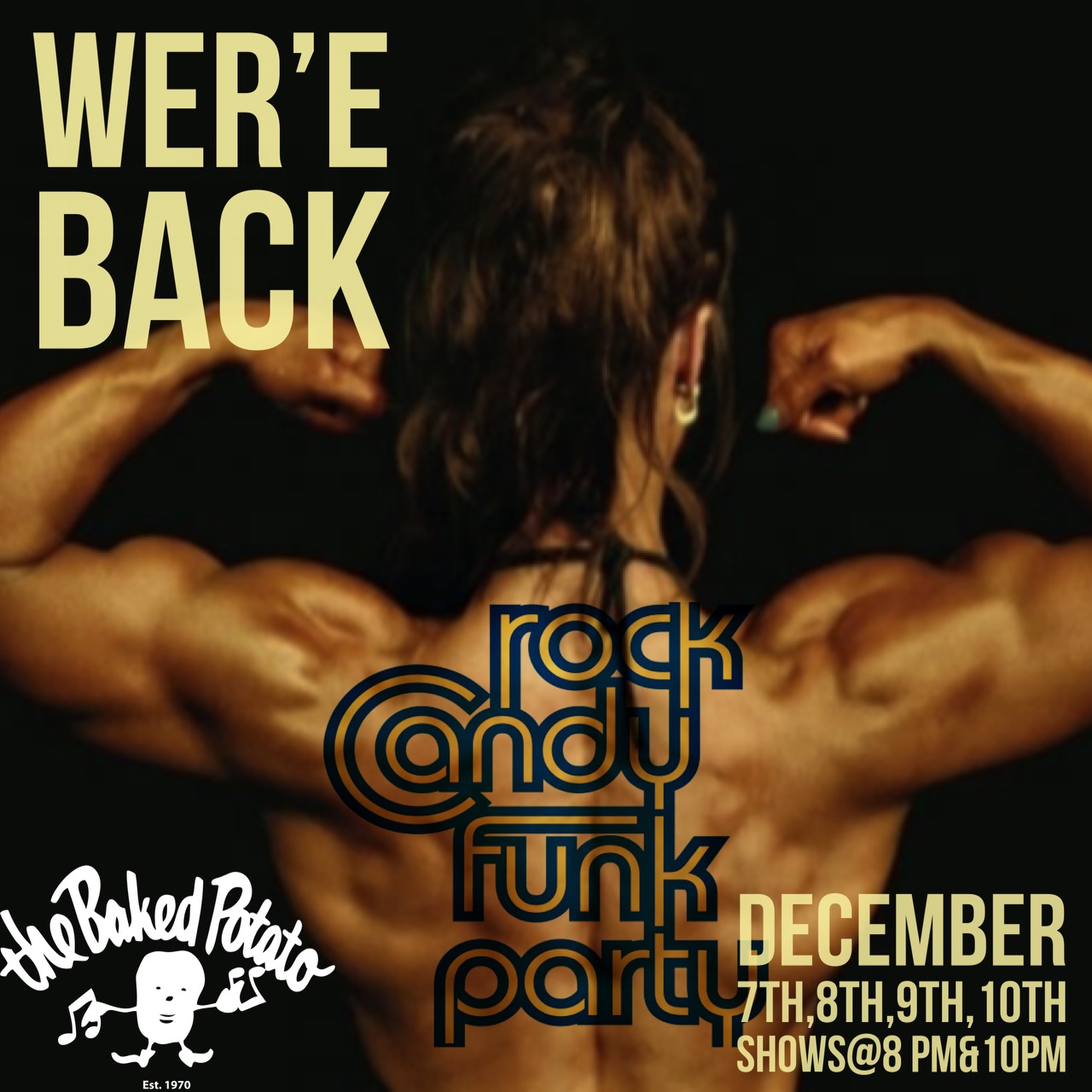 ROCK CANDY FUNK PARTY - Friday, December 9, 2022